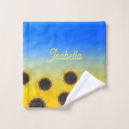 Patrón de malla geométrica de Ucrania Flores Tu no