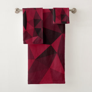 Patrón de malla geométrica magenta oscuro rojo ros