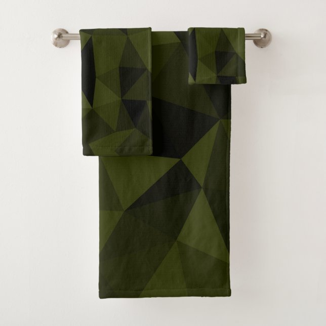 Patrón de malla geométrica negra verde oscuro del  (In situ)