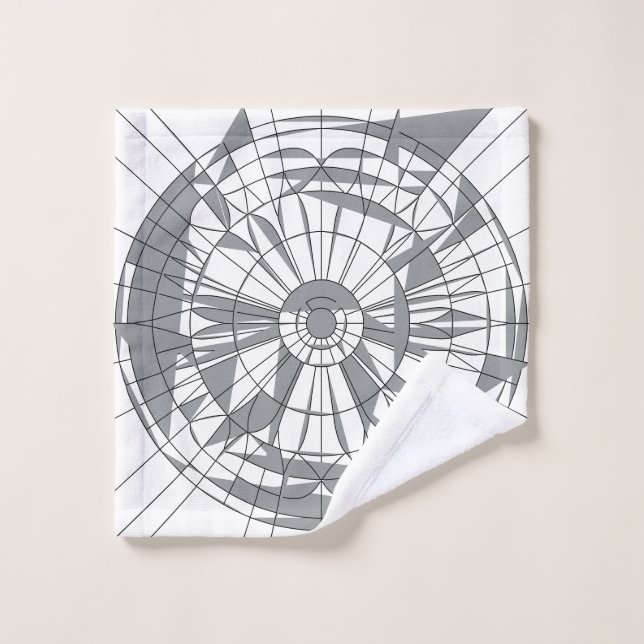 Patrón de Mandala Geométrico (Toallita)