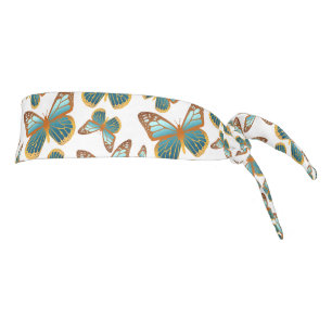 Patrón de mariposa con gradiente azul