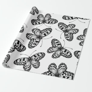 Patrón de mariposa de cometa de papel
