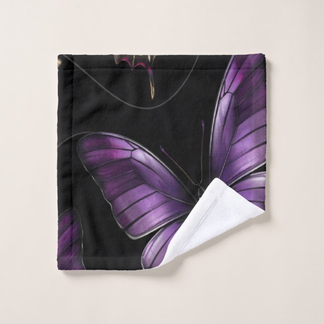 Patrón de mariposa de ensueño (Toallita)