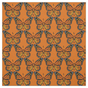 Patrón de mariposa de tela de mariposa monarca