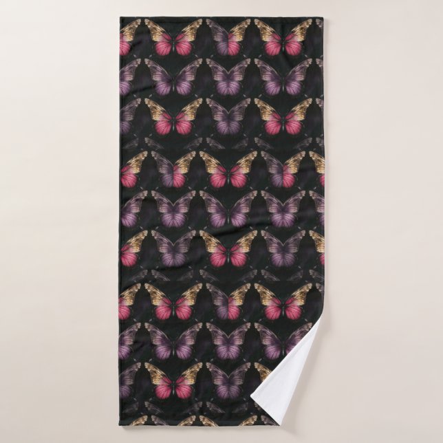 Patrón de mariposa encantadora (Toalla de baño)