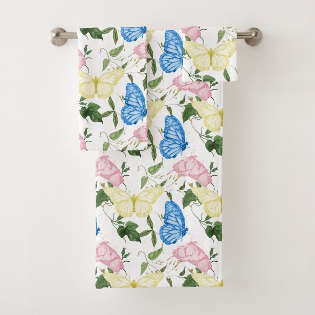 Patrón de mariposa primavera naturaleza pradera (In situ)