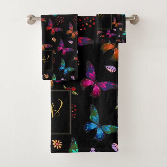 Patrón de mariposas de abertura de Moda monogramad (In situ)