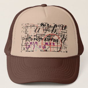 Patrón de matemáticas de sombreros de camioneros