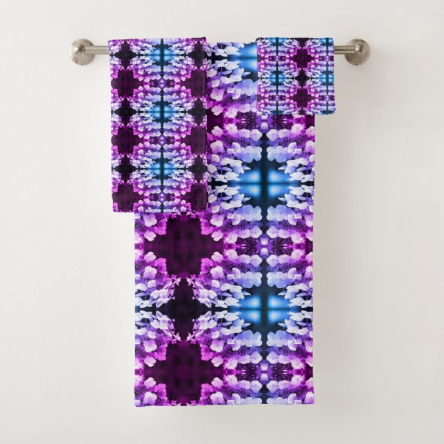 Patrón de matices de color de Lacecap Hydrangea (In situ)