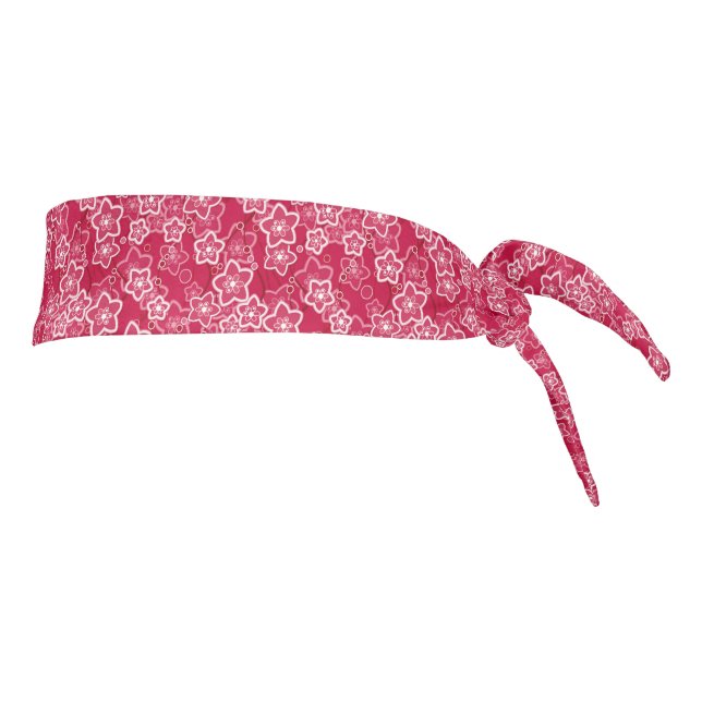 patrón de moda rústico floral rojo retro (Girar 90)