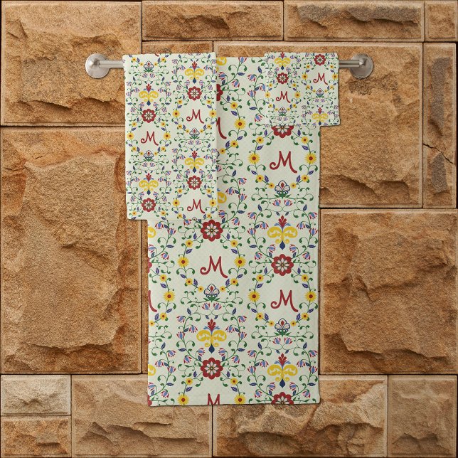 Patrón de monograma escandinavo Rosemaling Nordic (Subido por el creador)