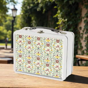 Patrón de Monograma Rosemaling Escandinavo Nórdico