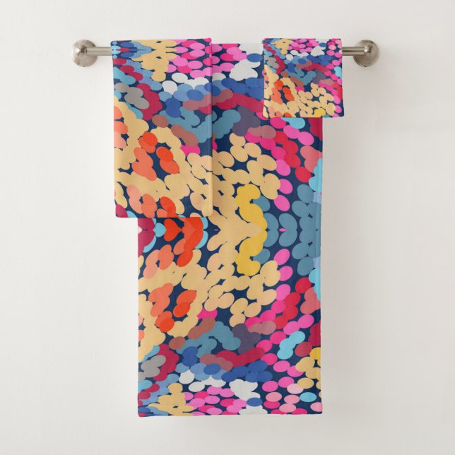 Patrón de mosaico de flores localizadas plumeria t (In situ)