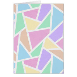 Patrón de mosaico del arcoiris pastel