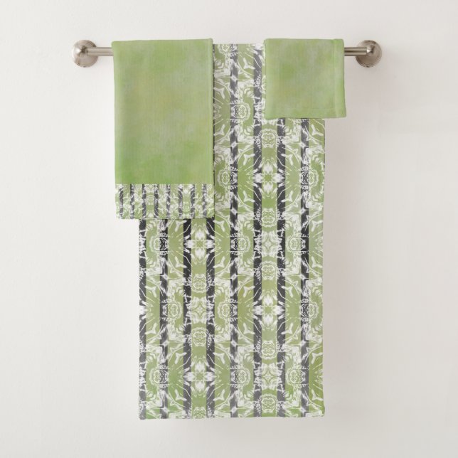 Patrón de mosaicos y rayas de círculo (In situ)