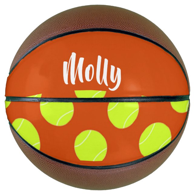Patrón de naranja de pelota de tenis verde (Anverso)