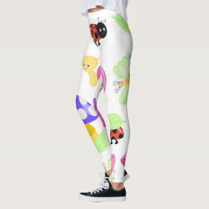 Patrón de naturaleza de fallos cutáneos Leggings L