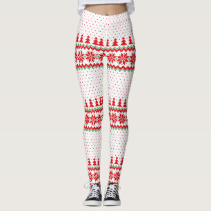 Patrón de Navidad Leggings de Navidad, Outfit de N