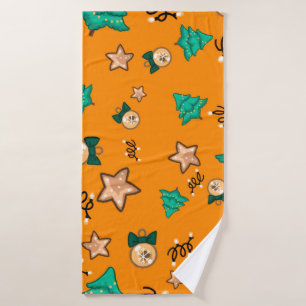Patrón de navidades con velas, Tangerinesbackgroup
