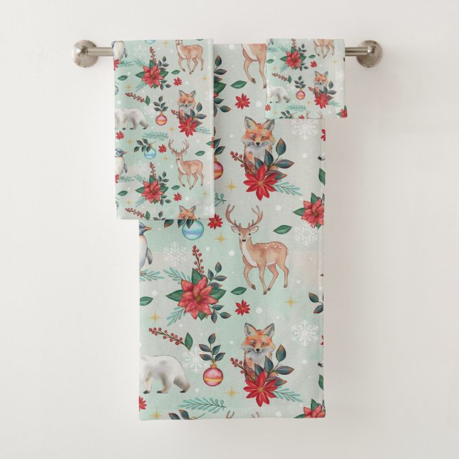 Patrón de Navidades de animales de invierno de Flo (In situ)
