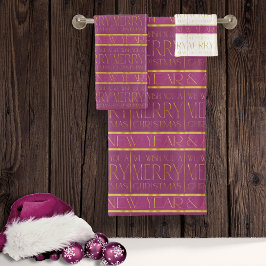 Patrón de Navidades de oro magenta#35b ID1009