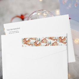 Patrón de Navidades de vacaciones de pan de jengib