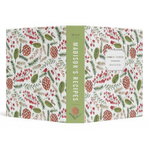 Patrón de navidades del cono de pino verde botánic