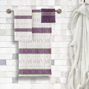 Patrón de Navidades morados verdes#35 ID1009