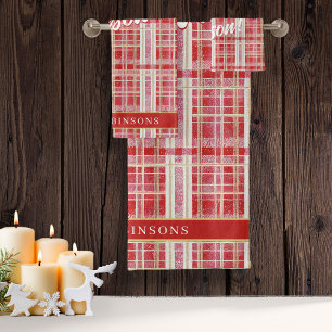 Patrón de Navidades rojos de oro #2 ID1009