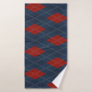 Patrón de Navidades Royal Blue Argyle