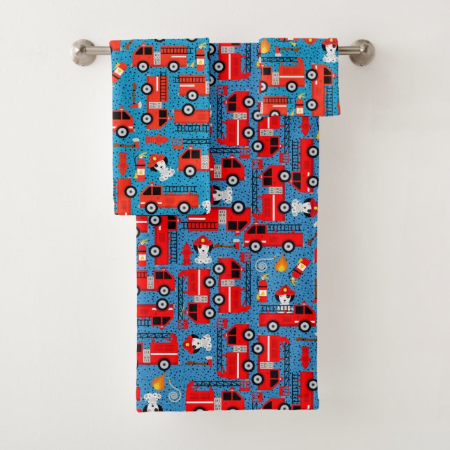 Patrón de niños para bomberos de perros dálmatos (In situ)