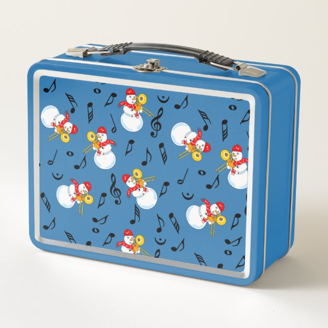 Patrón de notas de la música Trombone Snowman Musi (Anverso)