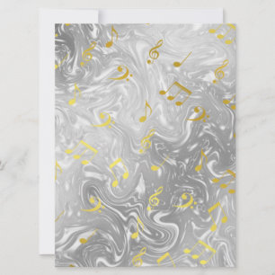 patrón de notas de música elegante