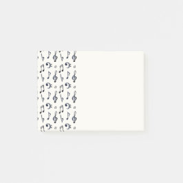 Patrón de notas musicales