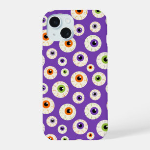 Patrón de Ojos de Halloween Coloridos