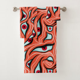 Patrón de ojos malvados - Resumen de ojos rojos en