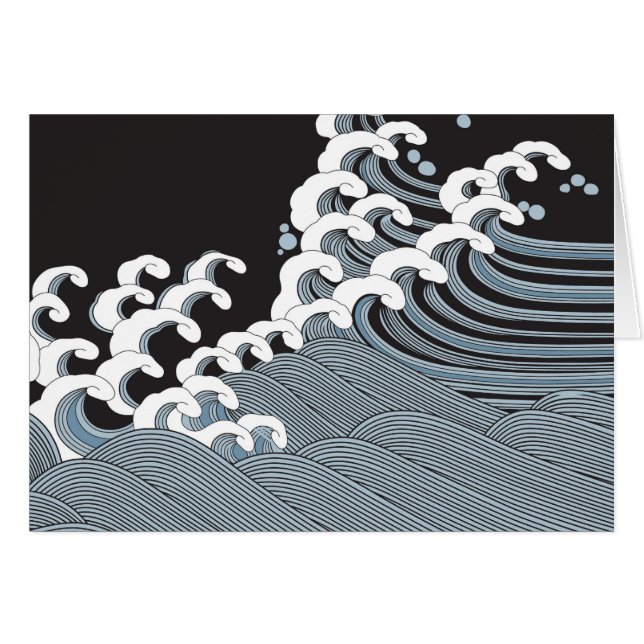 Patrón de onda tradicional japonés (Anverso (Horizontal))