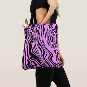 Patrón de ondas de la bolsa de la toga púrpura - E