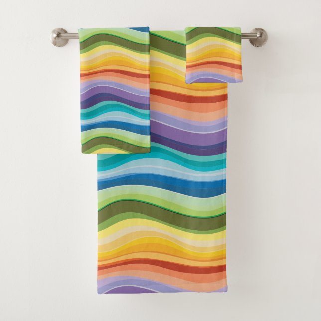 Patrón de ondas multicolores 2 (In situ)