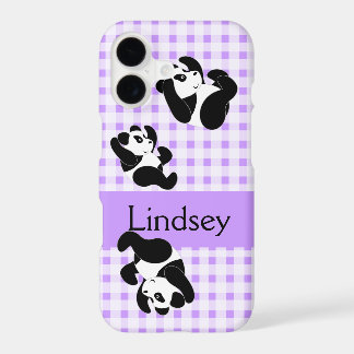Patrón de oso panda