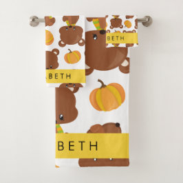 Patrón De Osos, Osos Cubiertos, Calabaza, Su Nombr