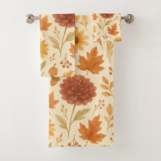 Patrón de otoño floral