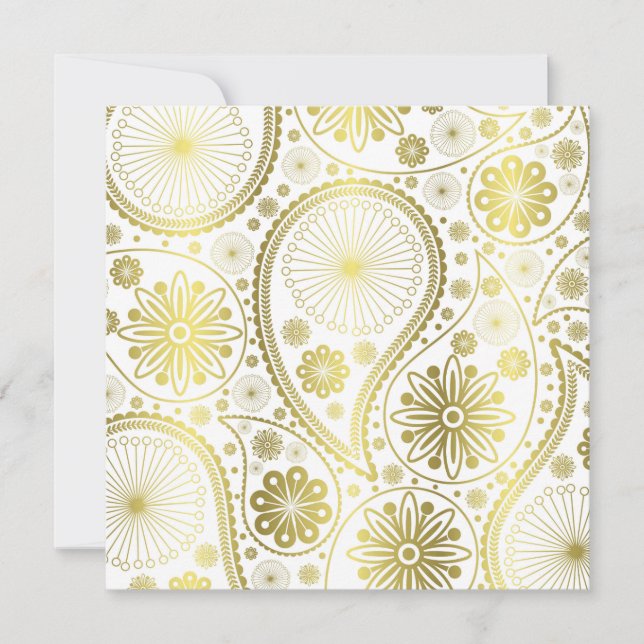 Patrón de paisajes dorados (Anverso)