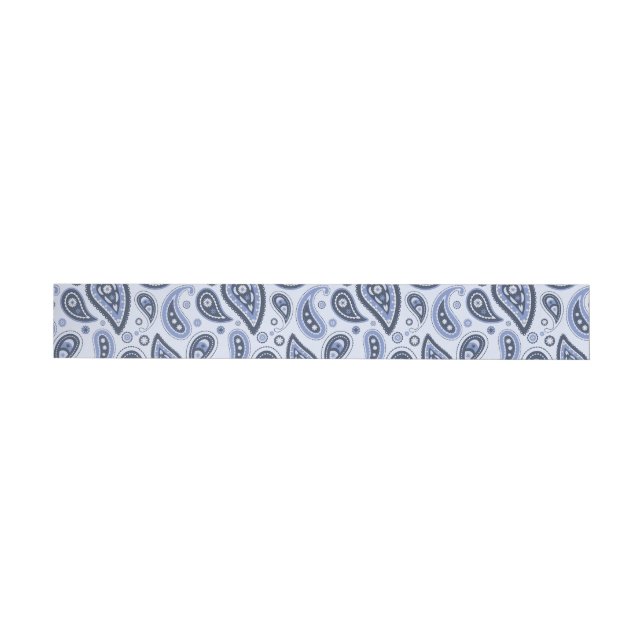 Patrón de Paisley Azul (Individual)