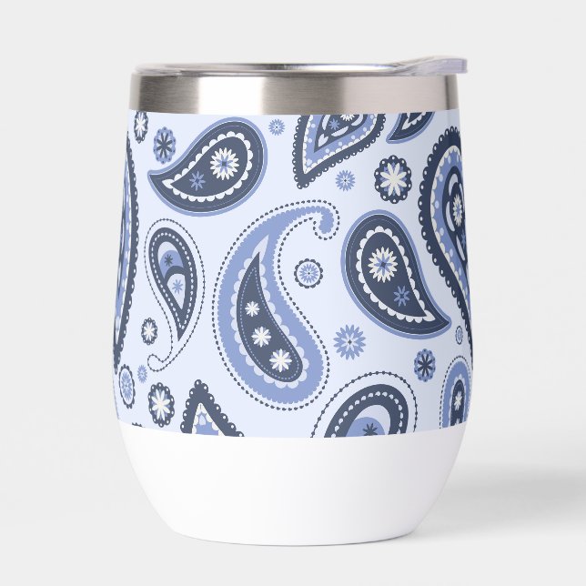 Patrón de Paisley Azul (Izquierdo)