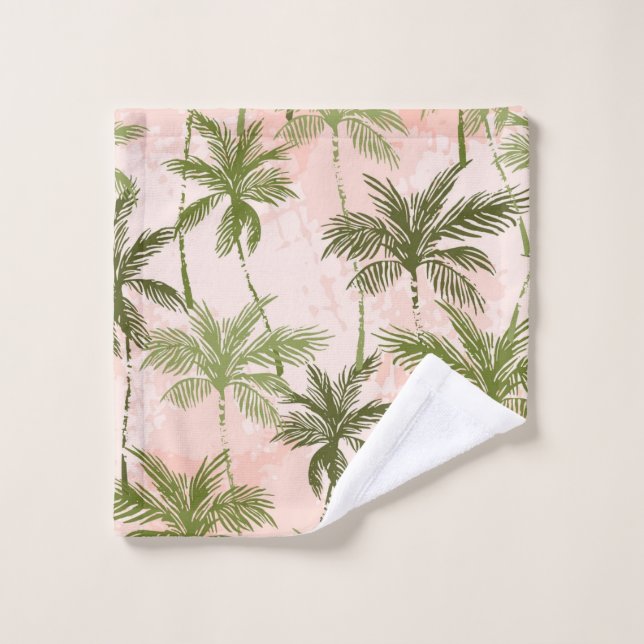 Patrón de palmera (Toallita)