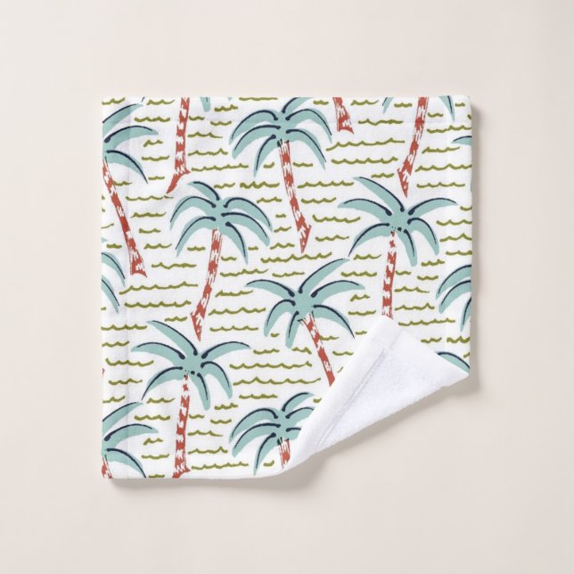 Patrón de palmera (Toallita)