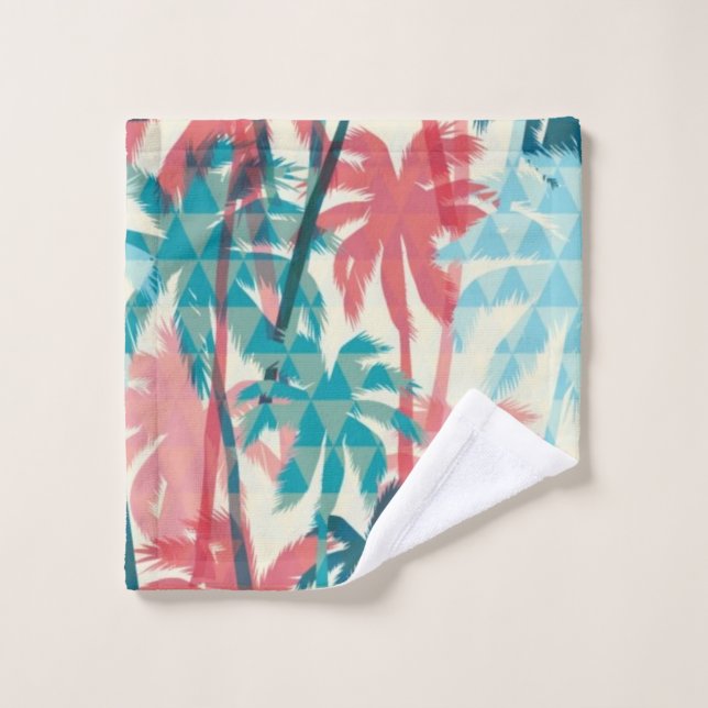 Patrón de palmera (Toallita)