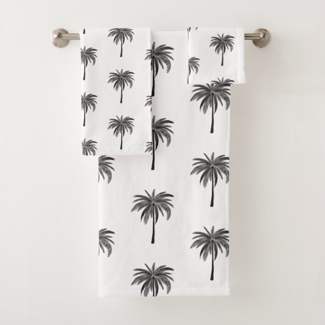 Patrón de palmera negra (In situ)