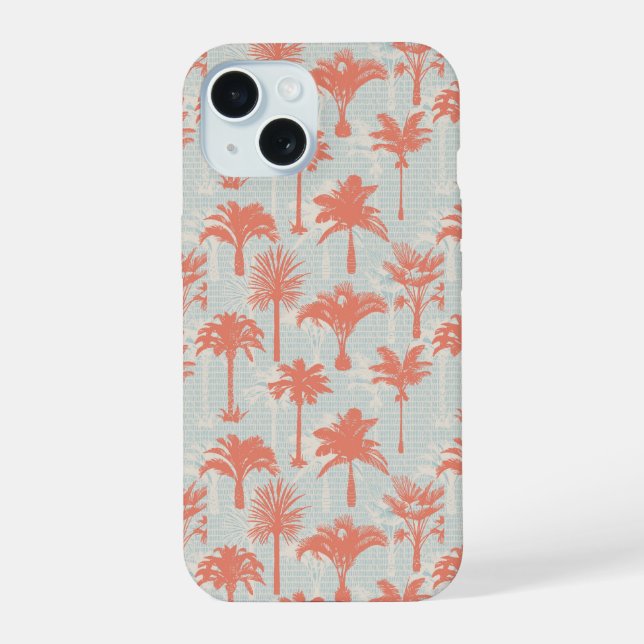 Patrón de palmera pastel (Reverso )